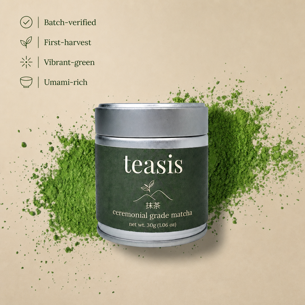 teasis ceremonial grade matcha