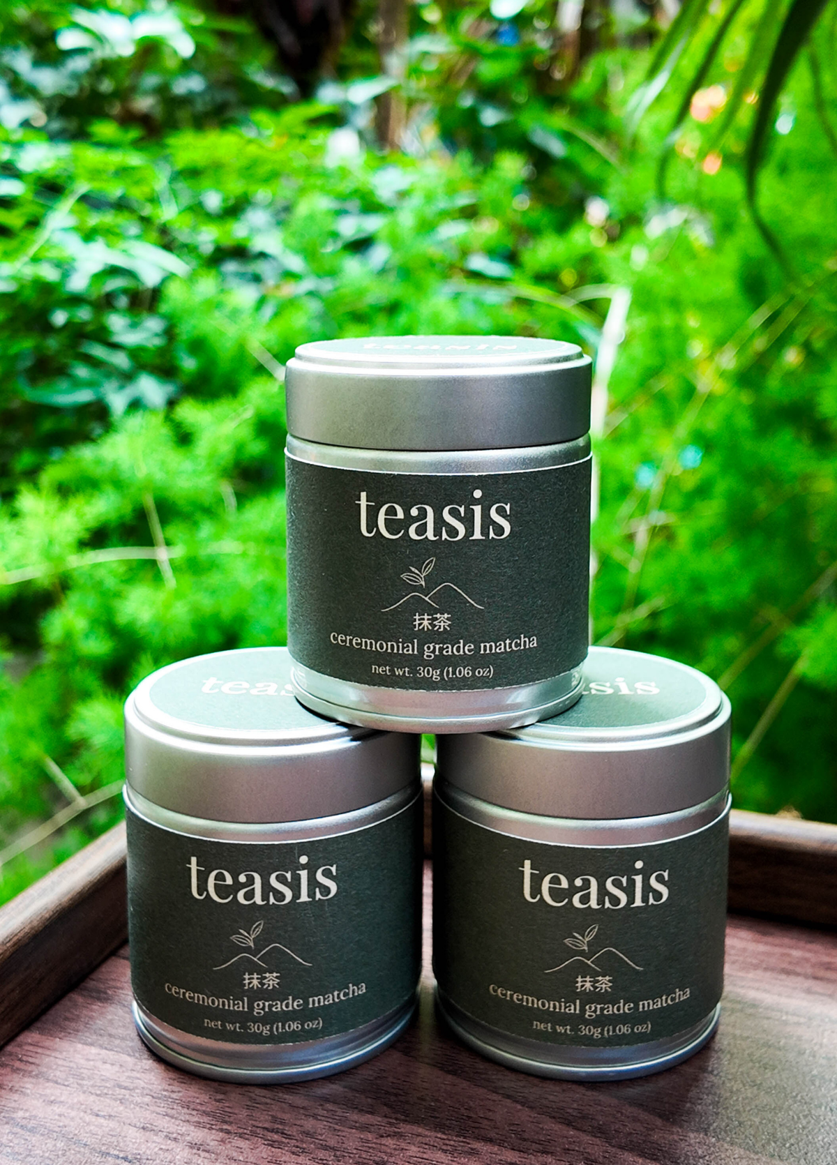 teasis matcha tins